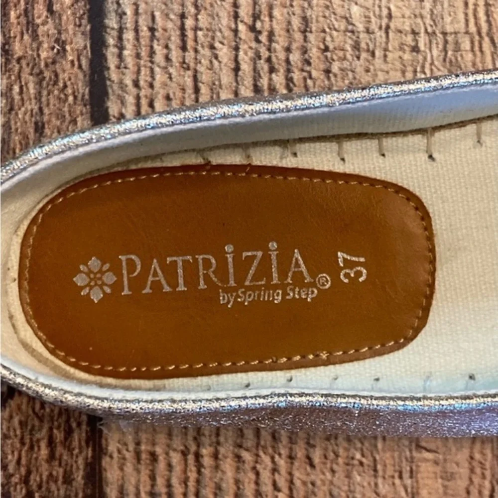 Patrizia‎ Spring Step Austral Gold Metallic Espadrille Flats Beaded Shoes EU 37
